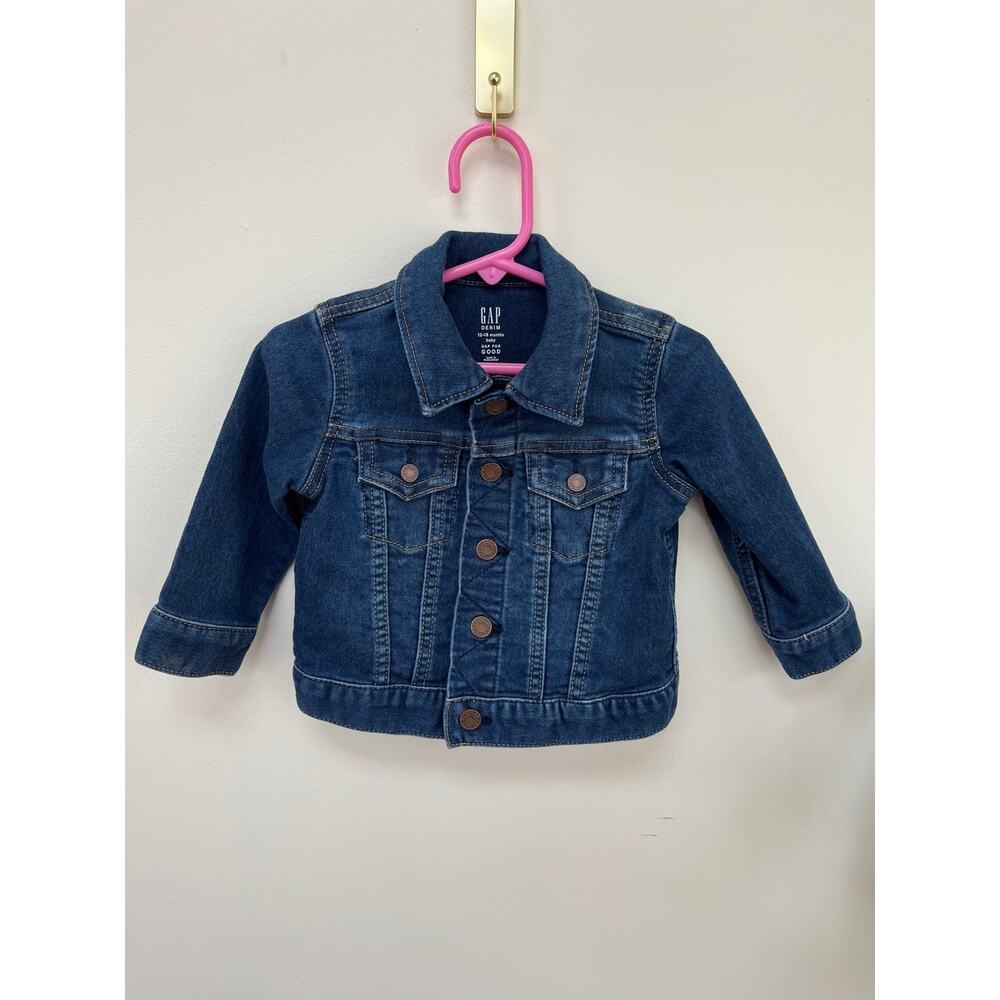 Gap denim jean jacket, size 12-18 months